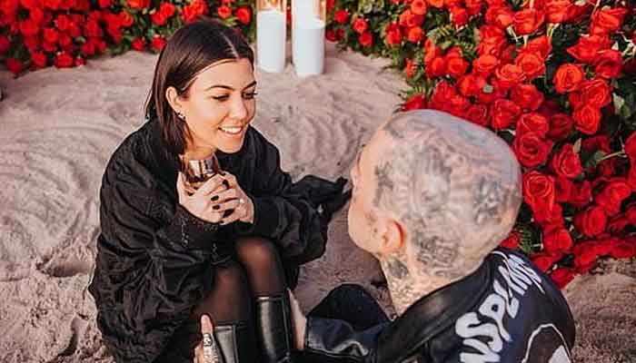 Kourtney Kardashian opens up on romantic proposal from Travis Barker, shares more engagement pics