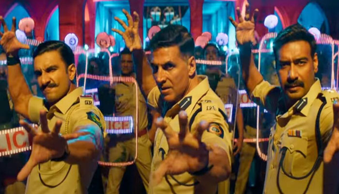 Watch: Akshay Kumar, Ajay Devgn, Ranveer Singh break the internet with track Aila Re Ailaa