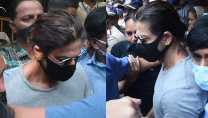 Shah Rukh Khan leaves home for first time, visits Aryan Khan in jail