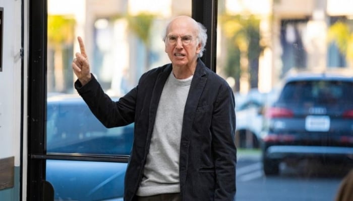 Comedian Larry David was tight-lipped about the plot of the new season at the shows premiere