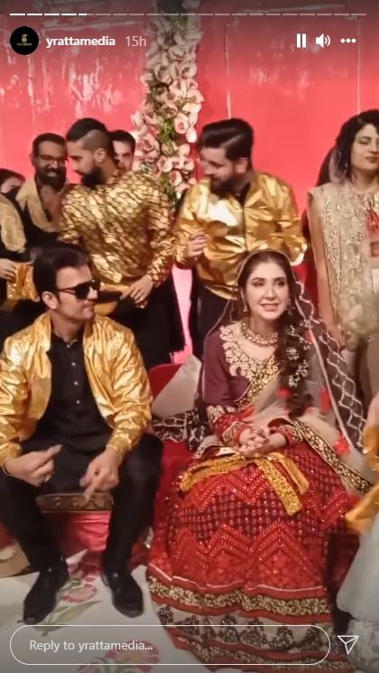 Watch: Usman Mukhtar channels his inner disco dancer for Mehndi night