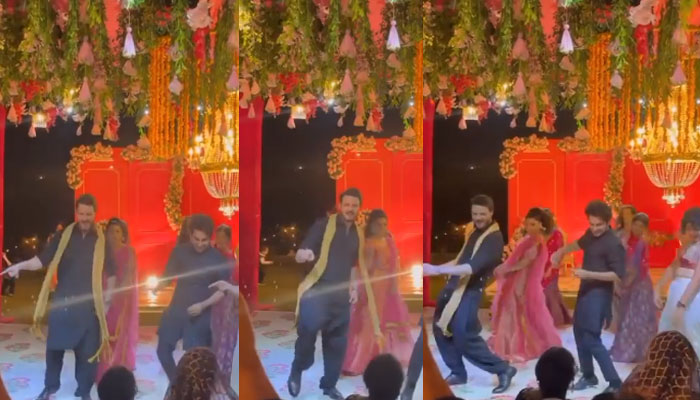 Usman Mukhtar Wedding: Osman Khalid Butt sets the stage on fire with Bollywood dance numbers