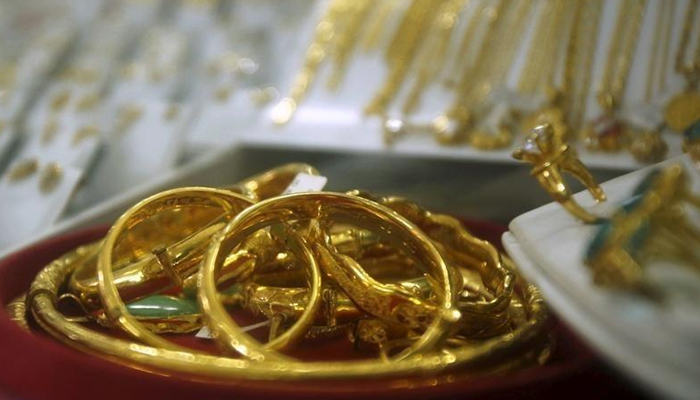 Gold bangles. — Reuters/File