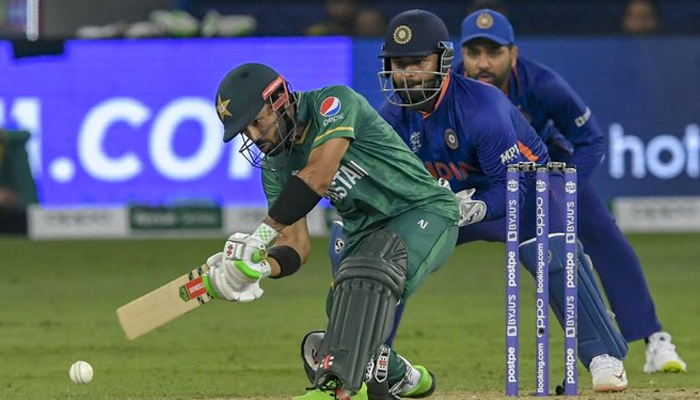 Mohammad Rizwan on strike against India. — ICC