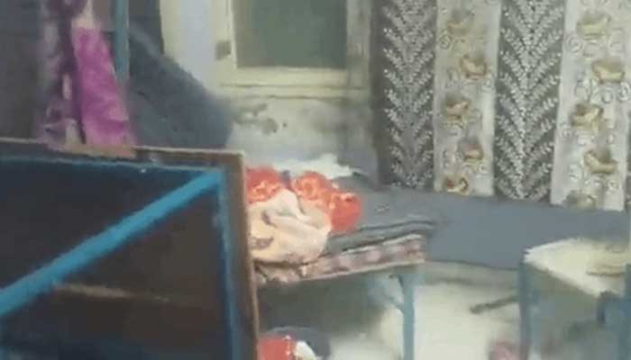 Rooms of Bhai Gurdas Institute of Engineering and Technology students trashed. Photo: Twitter