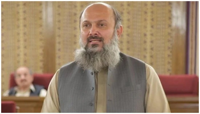 Former chief minister of Balochistan, Jam Kamal Khan Aylani. — Twitter