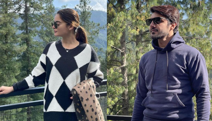 Minal Khan, Ahsan Mohsin Ikram take their romance to Nathia Gali: See Photos