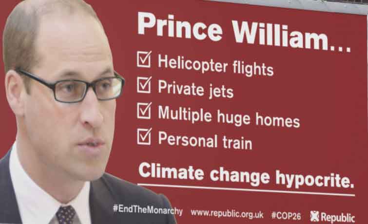 Anti-monarchy movement raises over £30,000 to place billboards against Prince William