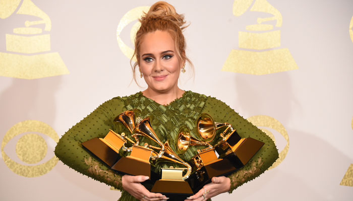 Adele casually gets spotted filming CBS special by a fan