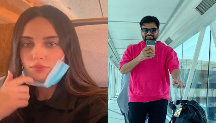 Iqra Aziz, Yasir Hussain jet of to Dubai for something exciting: Good bye Pakistan