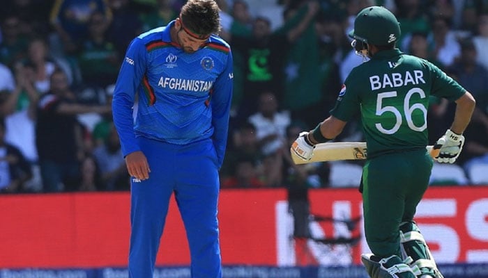 Pakistan skipper Babar Azam runs after playing a shot during a match against Afghanistan. File photo