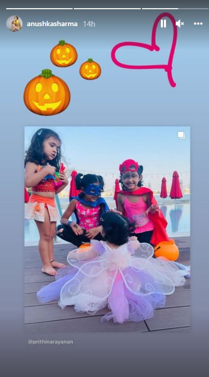 Anushka Sharma, Virat Kohlis munchkin Vamika dresses up as fairy on Halloween