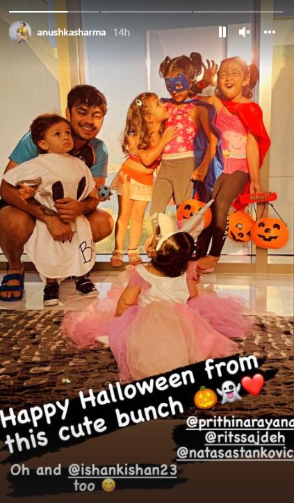 Anushka Sharma, Virat Kohlis munchkin Vamika dresses up as fairy on Halloween