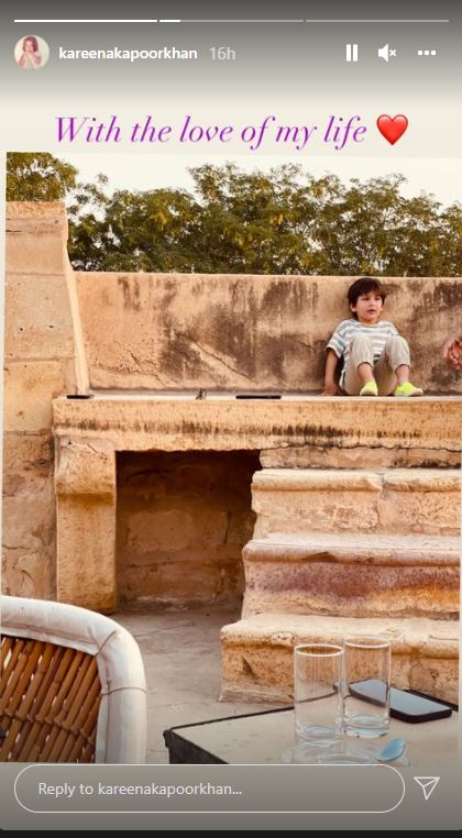 Peek into Kareena Kapoor, love Taimurs day out in Jaisalmer