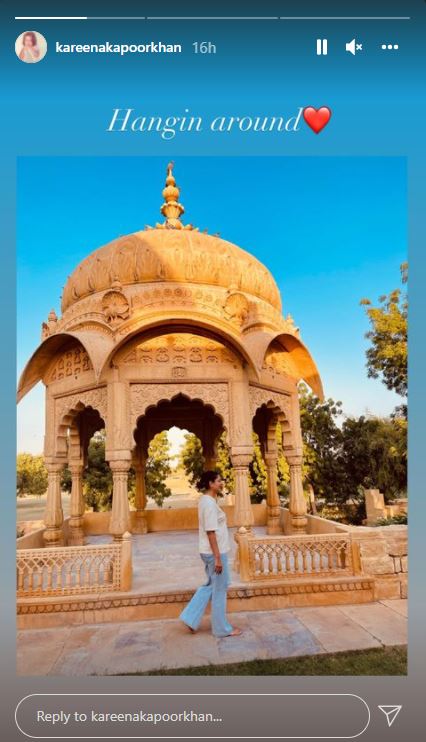 Peek into Kareena Kapoor, love Taimurs day out in Jaisalmer