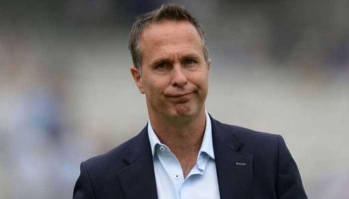 England captain Michael Vaughan smiles. Photo: File