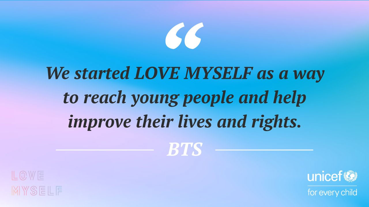 BTS release the 4th anniversary message for ‘Love Myself’ campaign