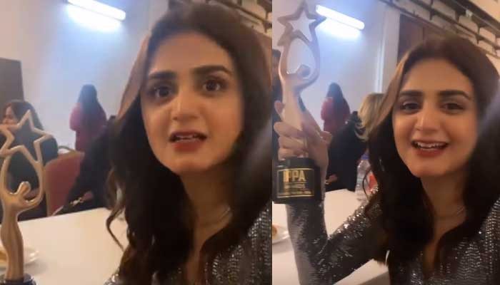 Hira Mani over the moon as she receives 'Star Of The Year' Award at IPPA - Vimarsana News