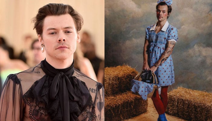 Harry Styles looks ‘cute’ as Wizard Oz’s Dorothy for Halloween