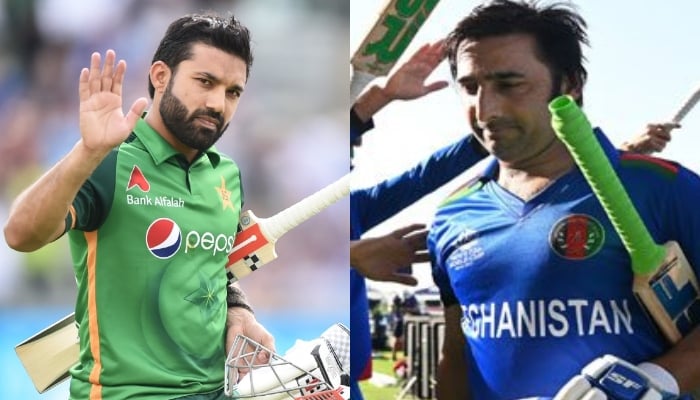 Mohammad Rizwan (left) and Asghar Afghan. Photo: File