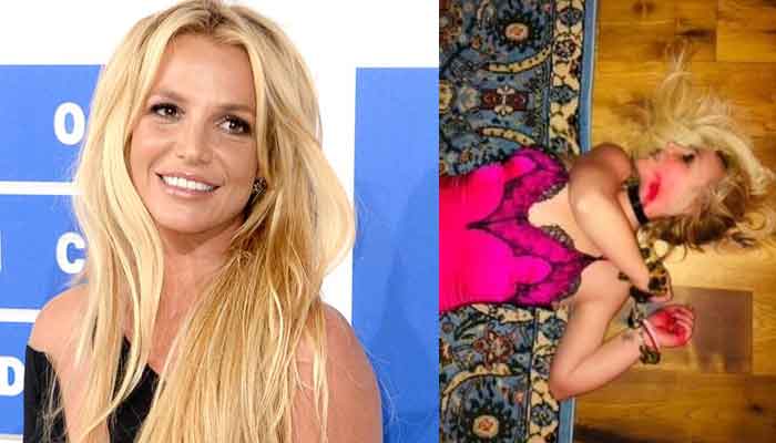 Britney spears found dead and cuffed on floor in Halloween pics