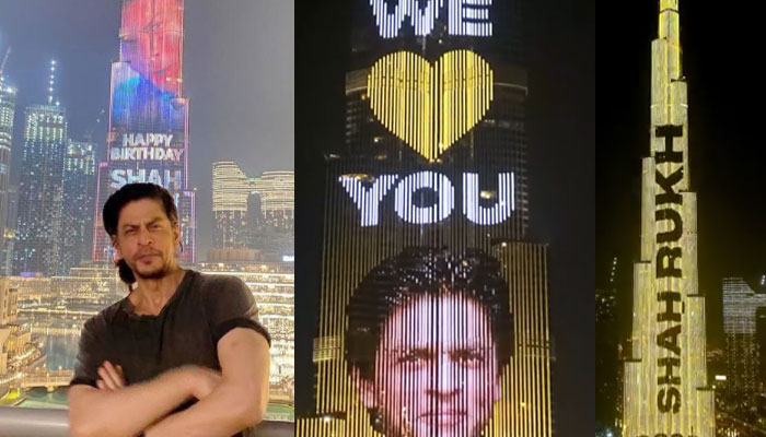 Watch: Burj Khali lights up for Shah Rukh Khan on birthday