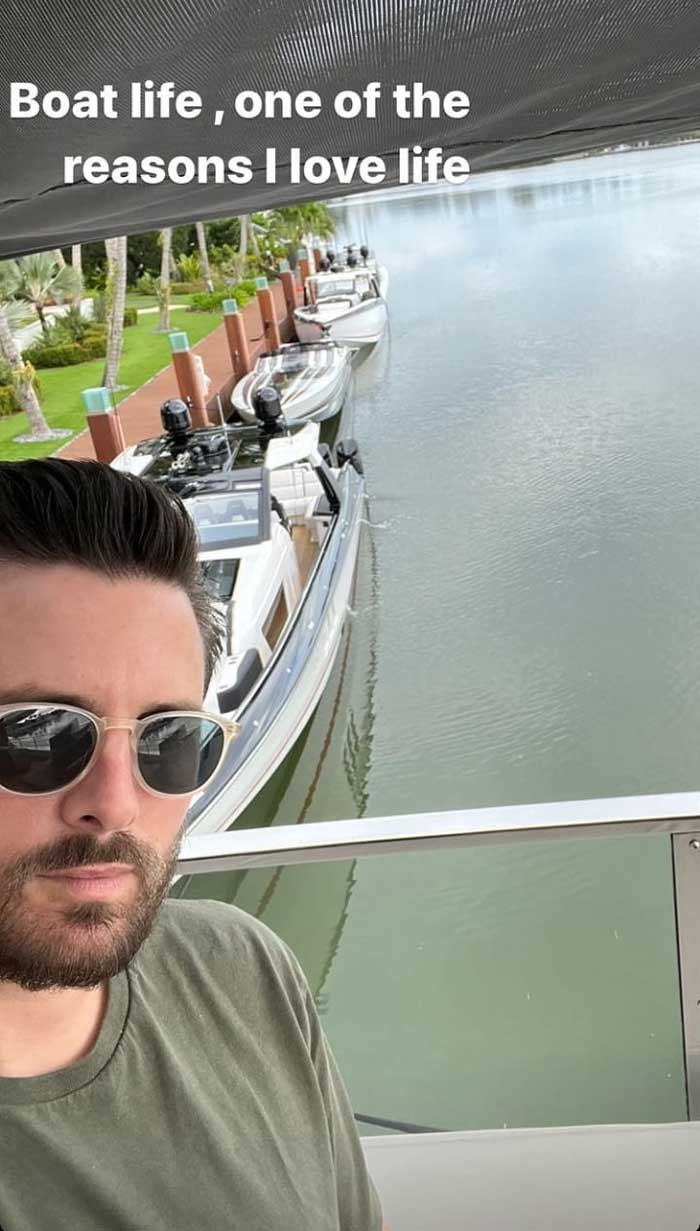 Scott Disick drops sweet comment on Kourtney’s post after her engagement