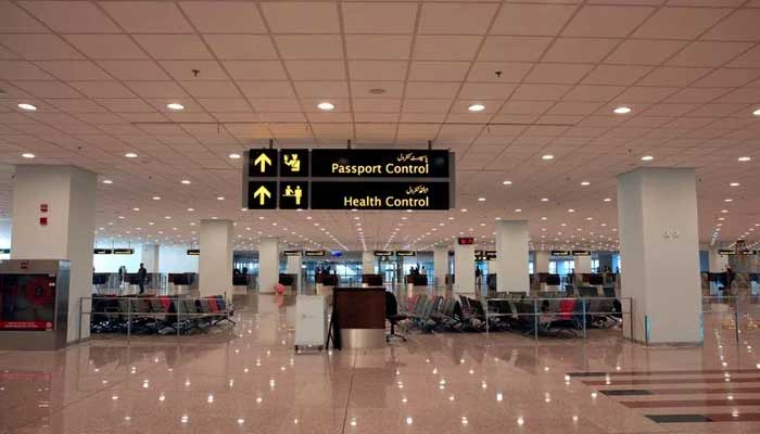 A general view of the health and passport control area during a media tour of the Islamabad International Airport, ahead of its official opening, Pakistan April 18, 2018. — Reuters/File