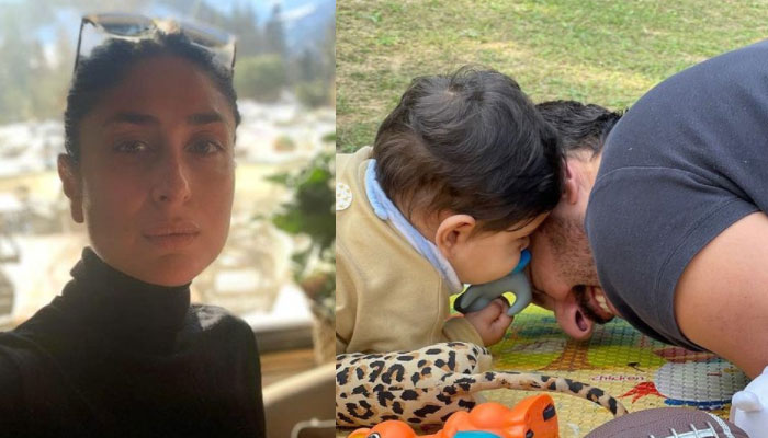 Photo: Saif Ali Khan playing with little Jeh is the best thing you'll ...