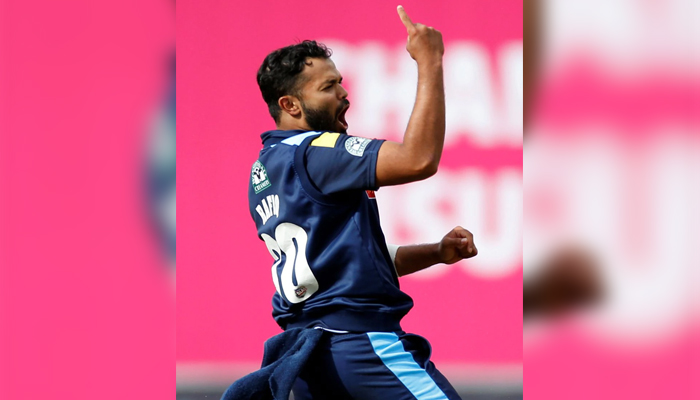 Britain Cricket - NatWest T20 Blast Finals Day - Edgbaston - 20/8/16 Yorkshires Azeem Rafiq celebrates the wicket of Durhams Ben Stokes. — Reuters/File