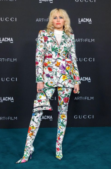 Miley Cyrus graced LACMA film gala Photo Credits: Miley Cyrus/Instagram