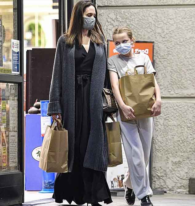 Angelina Jolie looks stunning during a grocery run with Vivienne