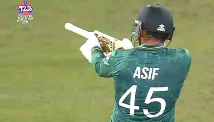 Pakistan cricketer Asif Ali.