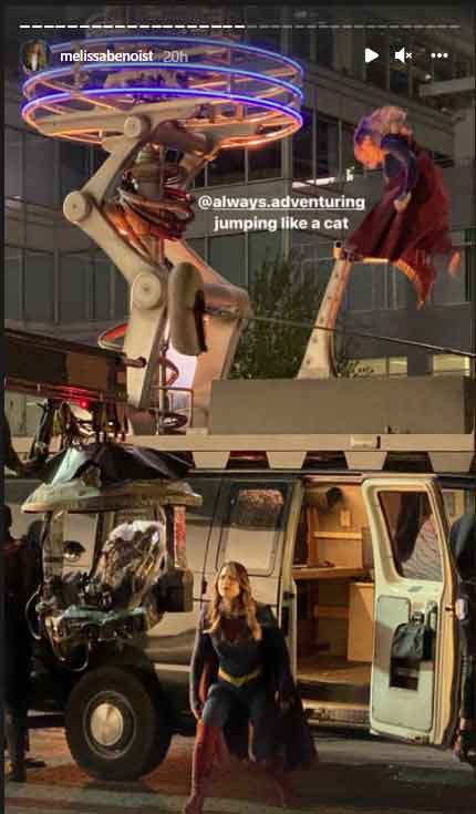Melissa Benoist shares behind-the-scene pictures from Supergirl series finale