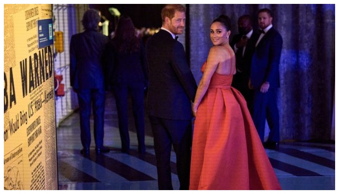 Meghan Markle dazzles as she gushes over Harry at New York event