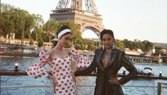 Lily Collins shares adorable BTS looks from Emily in Paris: Queens of hearts