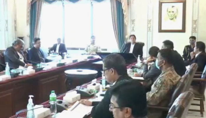 PM Imran Khan memimpin pertemuan untuk meninjau implementasi paket pembangunan Balochistan.