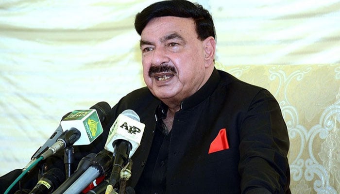 Federal Interior Minister Sheikh Rasheed Ahmed. — APP/File