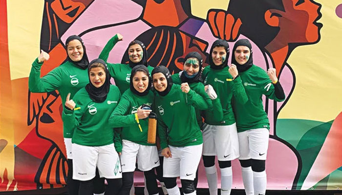 Tim sepak bola Arab Saudi.  — Foto milik Kawa News
