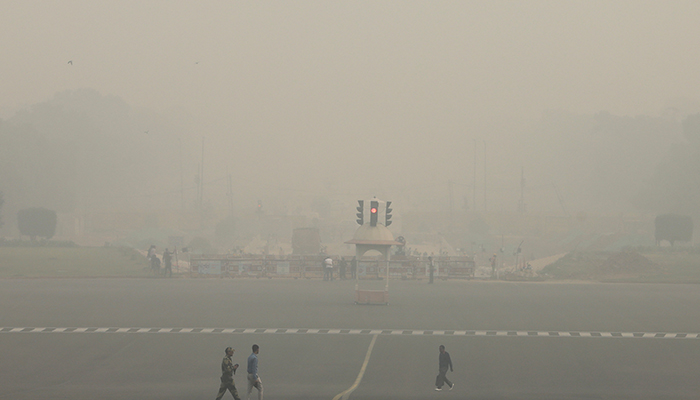 A view of Rajpath is seen on a smoggy day in New Delhi, India, November 12, 2021. — Reuters/File