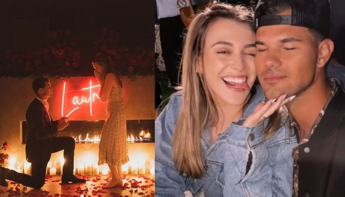 Taylor Lautner engaged to beau Tayalor Dome: All of my wishes came true