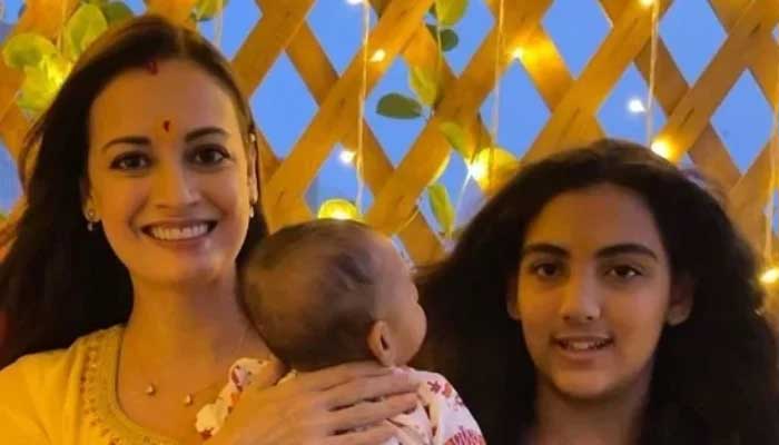 Dia Mirza pens emotional note for son, step daughter, shares rare photos on Childrens Day