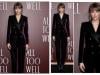 Taylor Swift charms in velvet pantsuit at 'All Too Well' premiere 