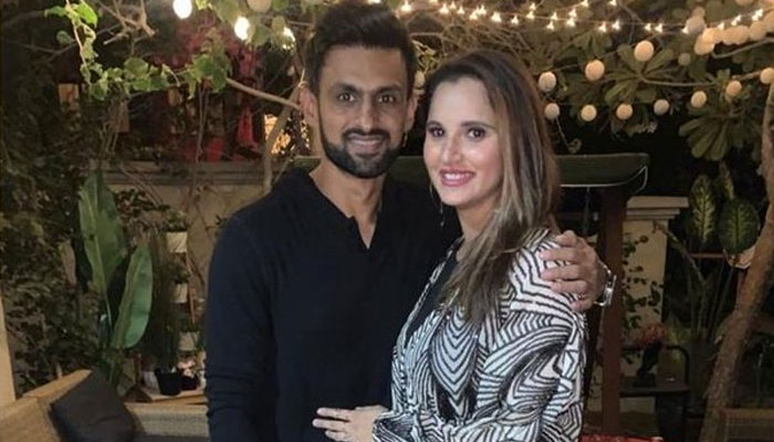 Shoaib Malik and Sania Mirza. — Twitter/realshoaibmalik