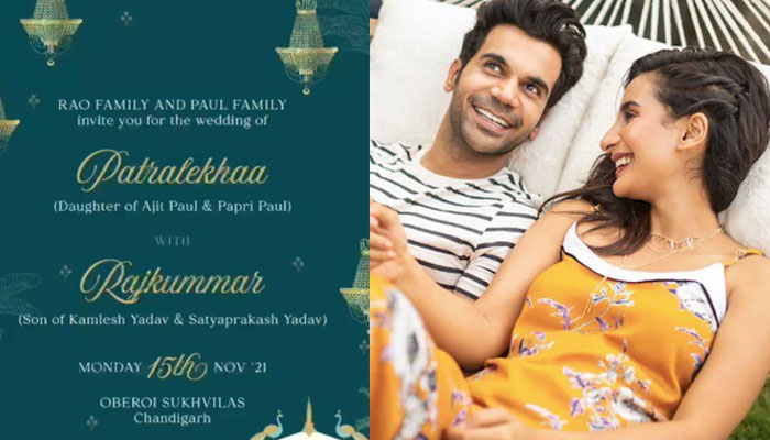 Rajkummar Rao, Patralekhaas wedding invite leaked