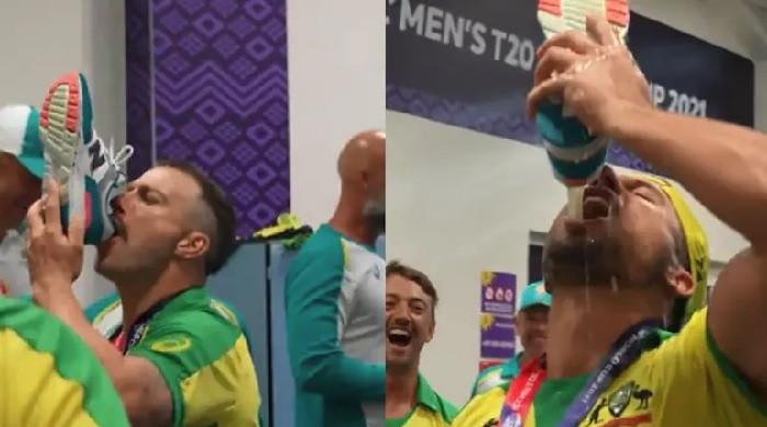 Watch: Matthew Wade, Marcus Stoinis do 'shoey' celebration after Australia's T20 World Cup win 