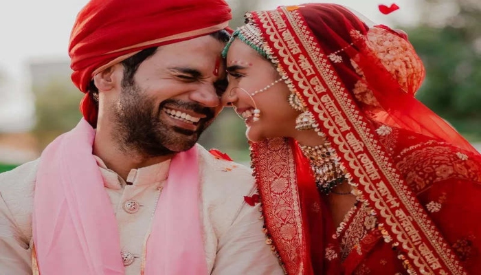 Foto: Rajkummar Rao, Patralekhaa berbagi sekilas menggemaskan dari resepsi pernikahan mereka