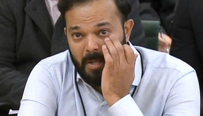 Mantan pemain kriket Yorkshire Azeem Rafiq. — AFP/File