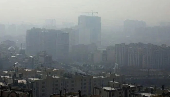File foto kabut asap di Lahore.