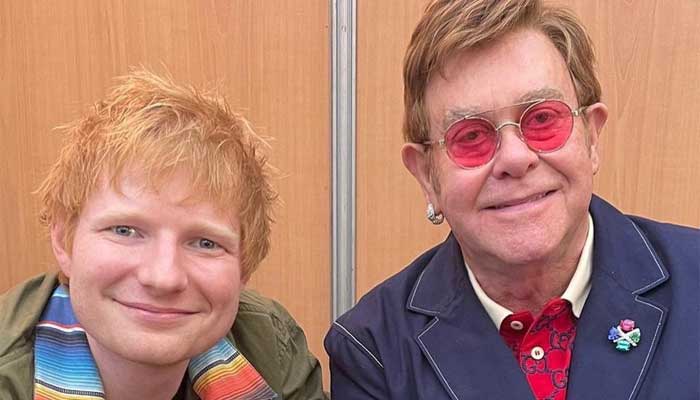 Ed Sheeran teases fans about new project with Elton John